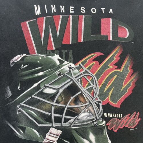 Vintage Minnesota Wild T-Shirt Size 2XL 90s NHL