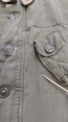 Vintage Military Combat GS Jacket Size Medium Green