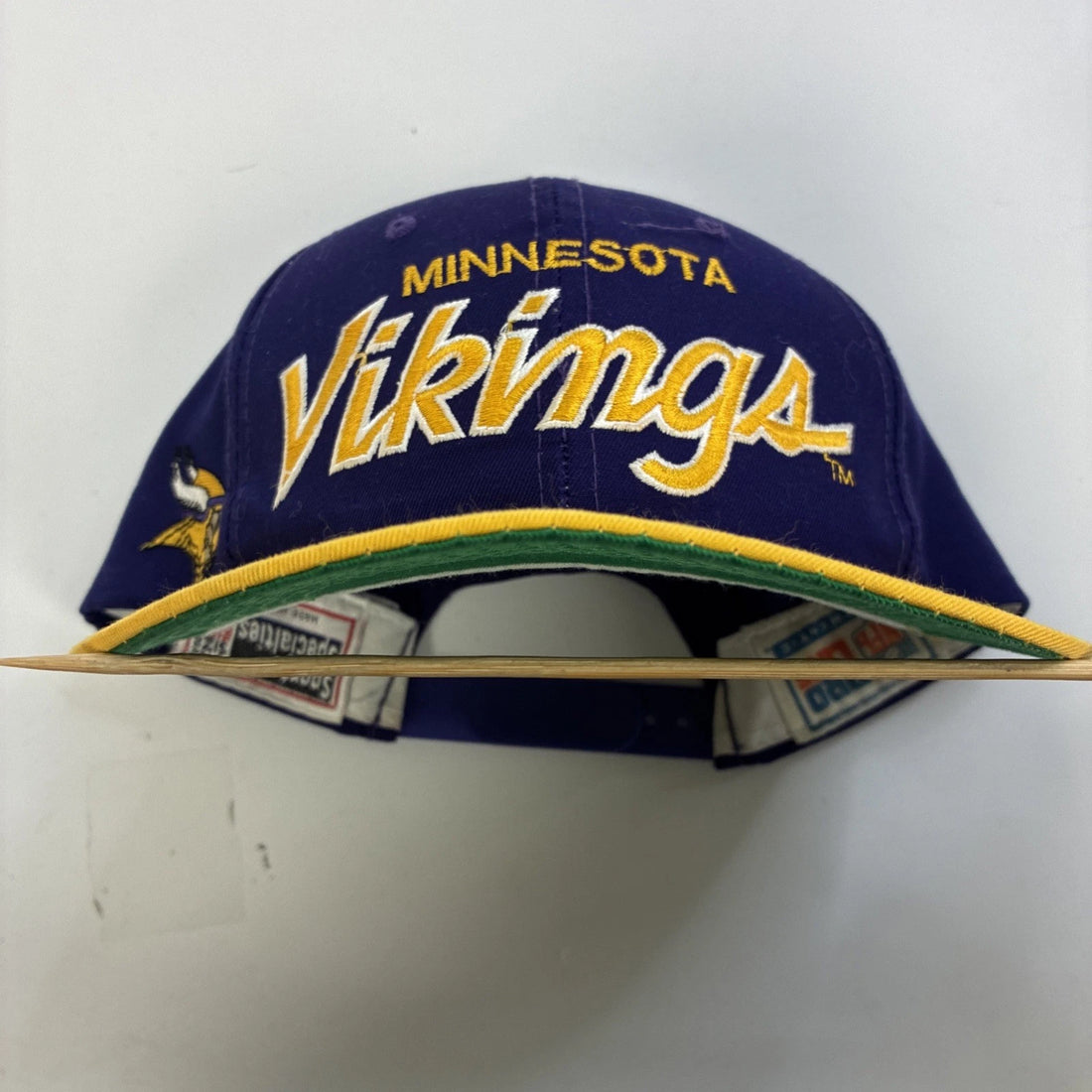 Minnesota Vikings Script Sports Specialties Snapback Hat Cap OSFA NFL