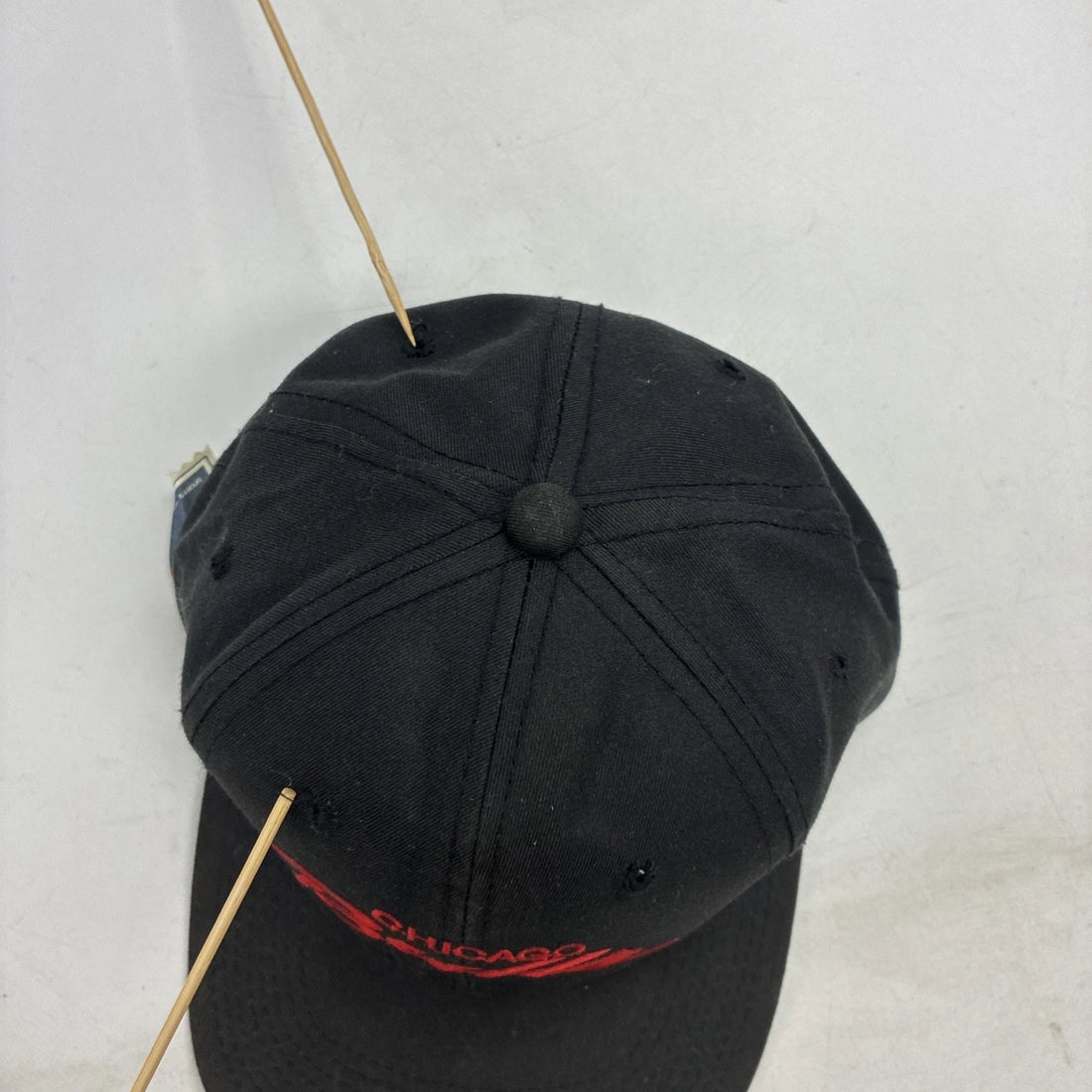 Vintage Chicago Bulls Script Sports Specialties Twill Snapback Hat OSFA NBA