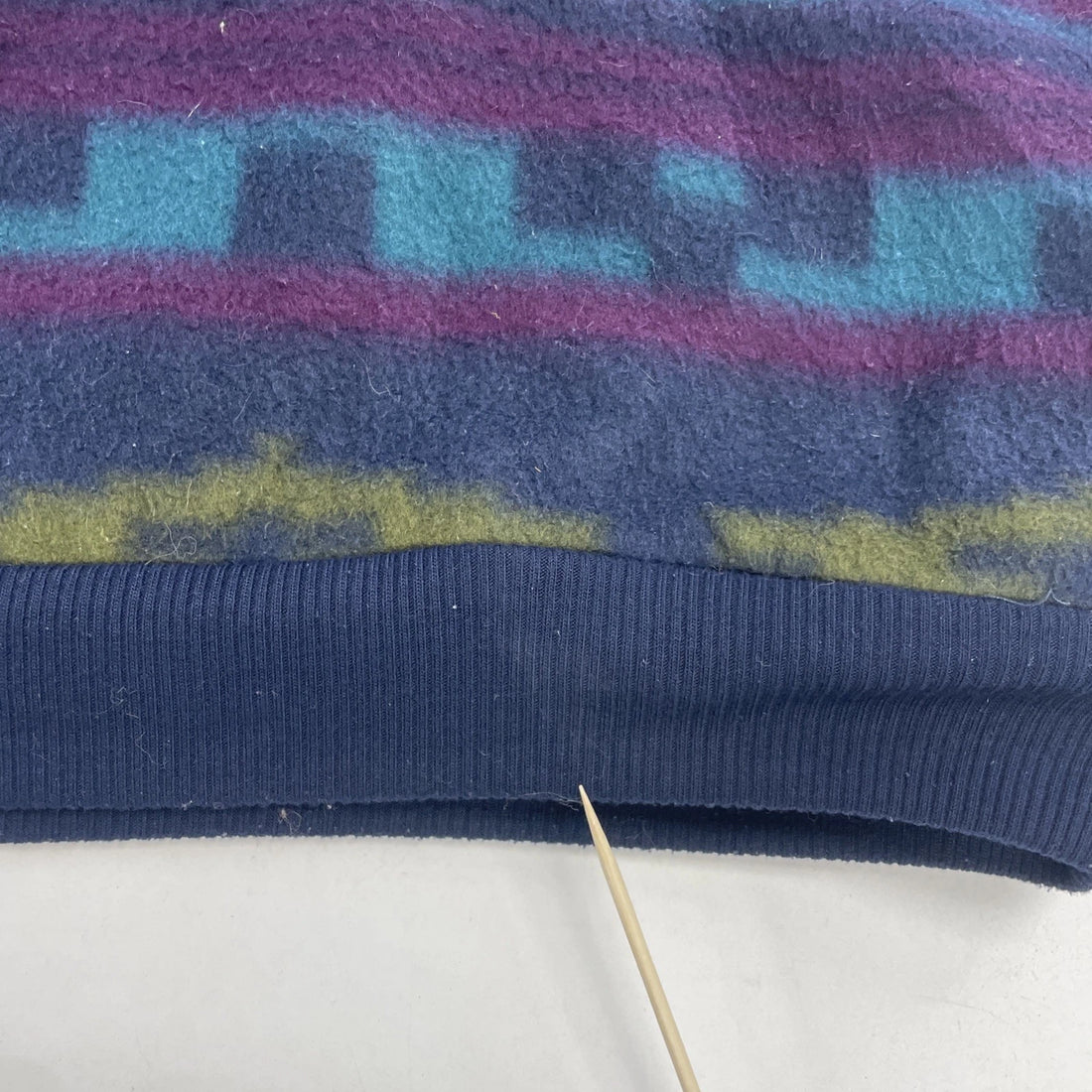 Vintage Arctic Image Fleece Jacket Size 2XL Western Aztec