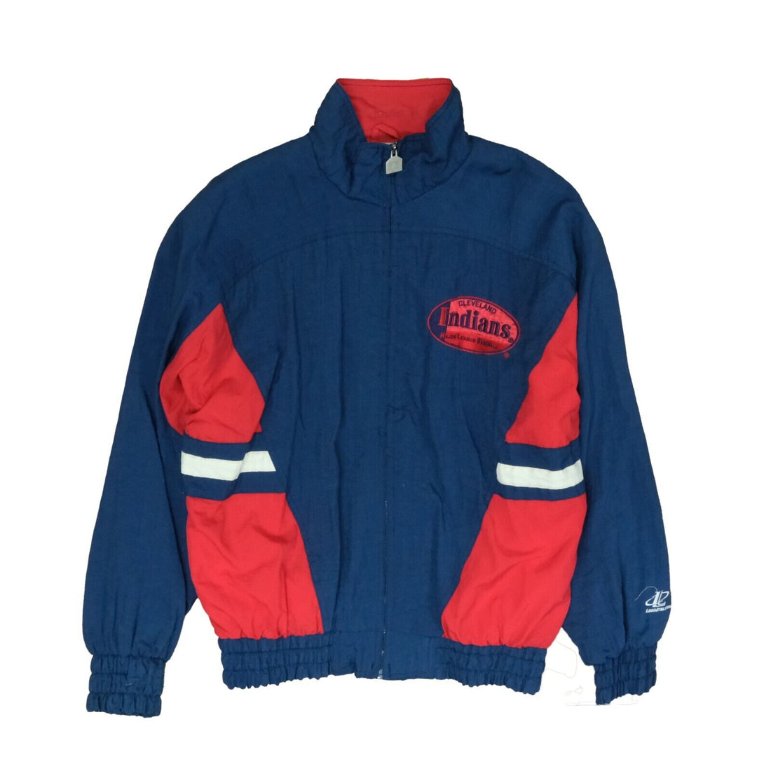 Vintage Cleveland Indians Logo Athletic Windbreaker Jacket Size Large 90s MLB