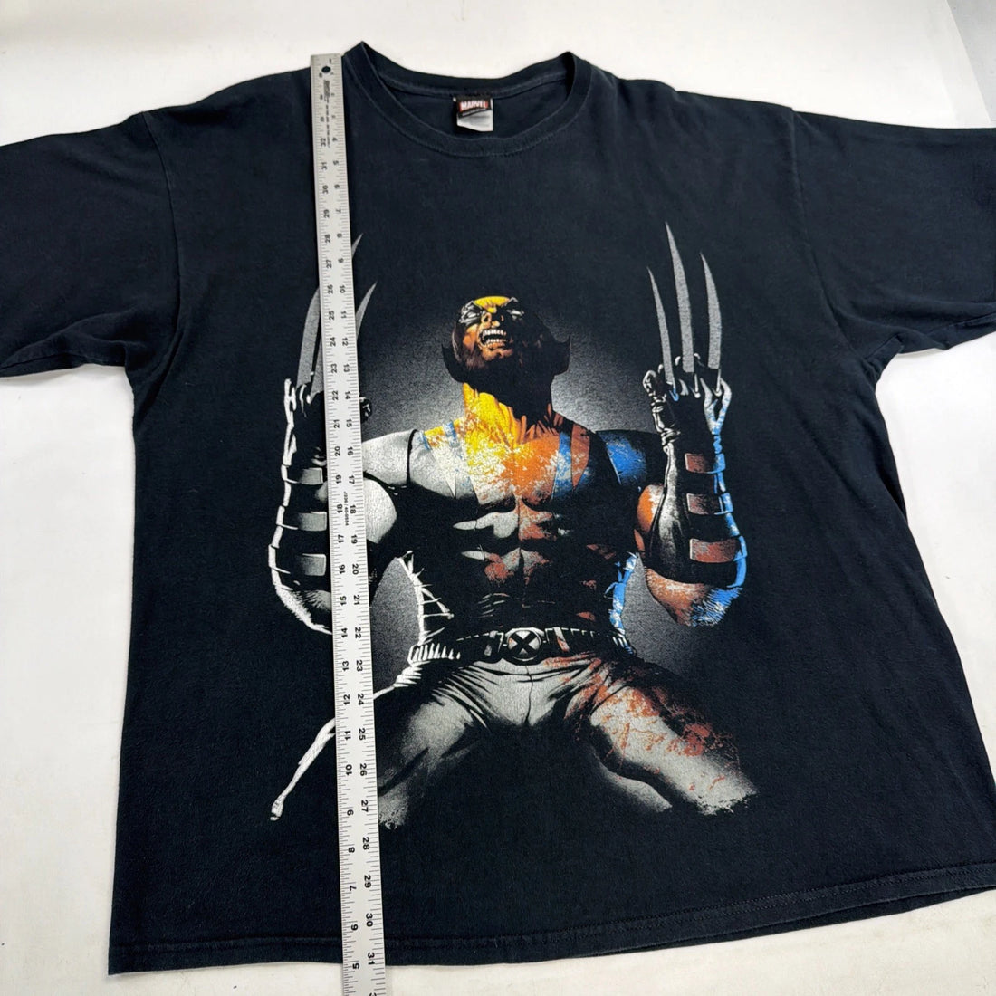 Vintage Wolverine Marvel Mad Engine T-Shirt Size 2XL Comic