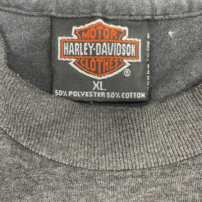 Vintage Harley Davidson Motorcycles Legends Live Where Legends Roam T-Shirt XL