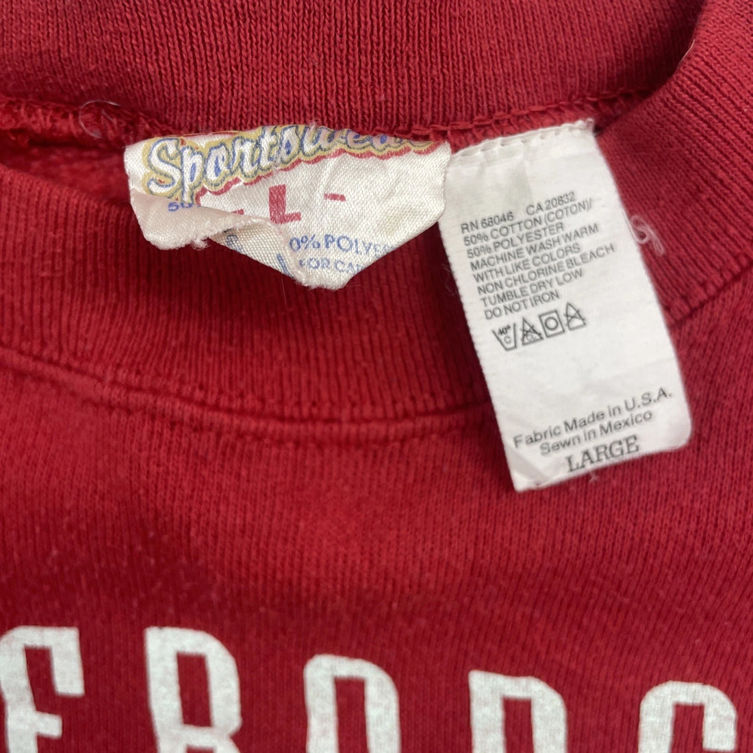 Vintage San Francisco 49ers Sweatshirt Crewneck Size Large NFL