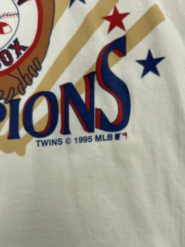 Vintage Boston Red Sox Division Champions T-Shirt Size 2XL 1995 90s MLB