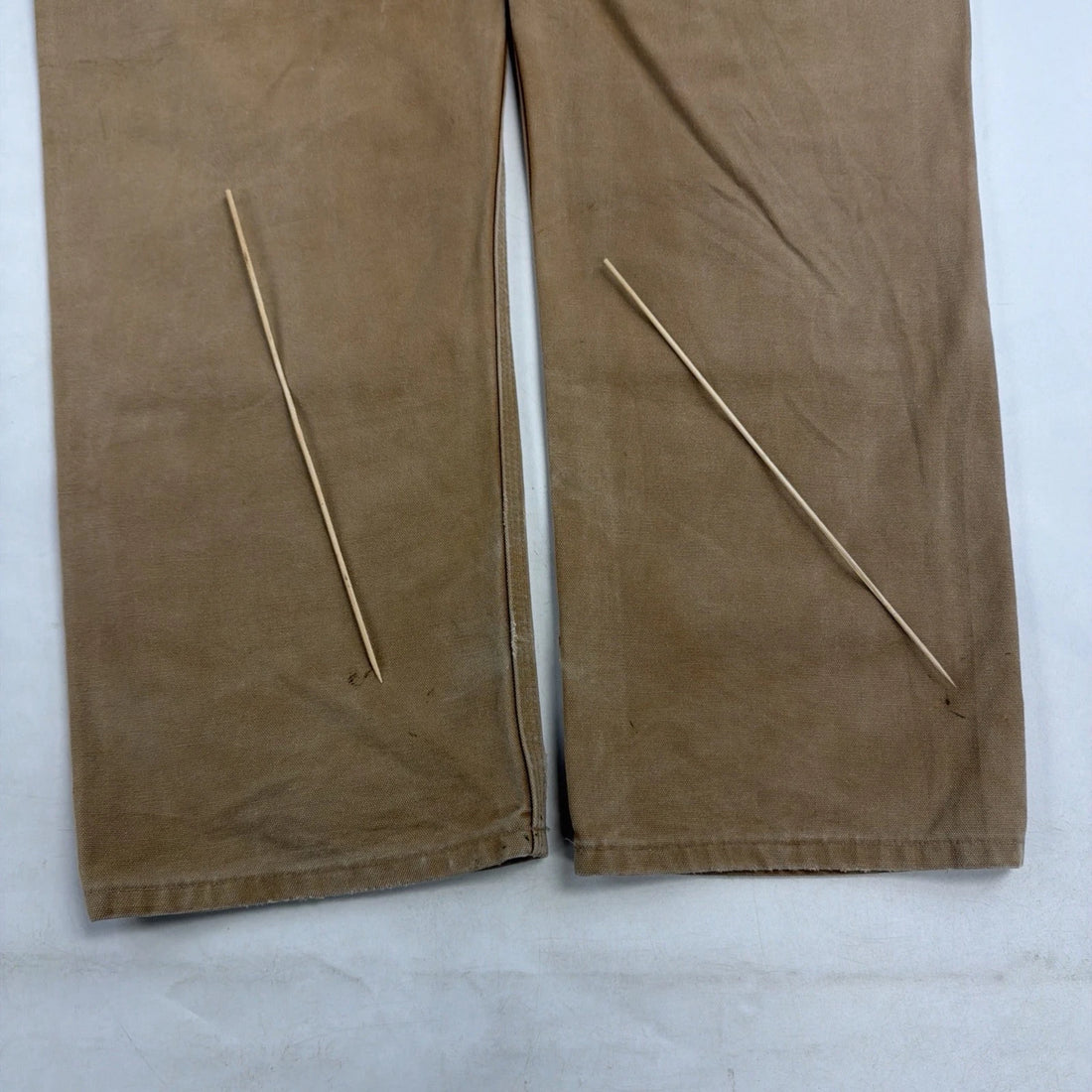 Vintage Carhartt Canvas Double Knee Carpenter Work Pants 38 X 32 B01 BRN