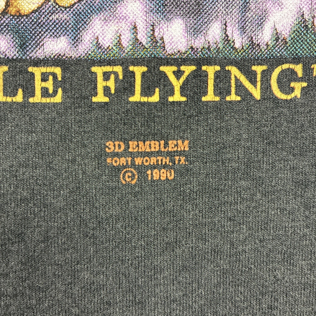 Vintage Harley Davidson 3D Emblem Keep The Eagle Flying T-Shirt Size Medium 1990