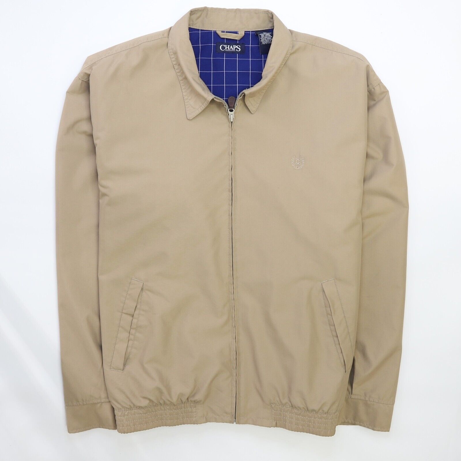 SUNDAYS BEST HARRINGTON JACKET ベージュ XL Chaps Harrington Bomber Jacket Size 2XL Beige – Throwback Vault