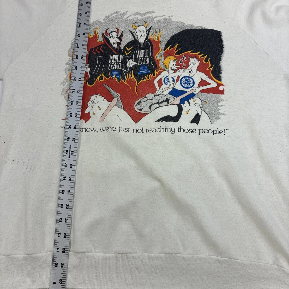 Vintage CWC More Fun In The Sun 1991 Parody Canada Crewneck Sweatshirt XL