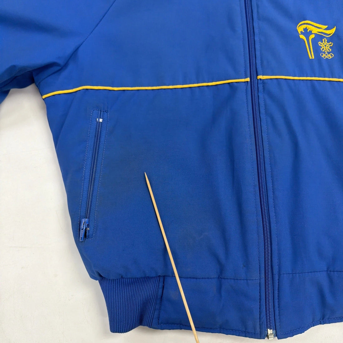 Vintage Calgary 1988 Winter Olympics Bomber Jacket Size XS 80s