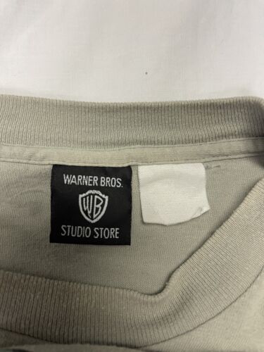 Vintage Taz Warner Bros Looney Tunes T-Shirt Size XL Gray Single Stitch 90s