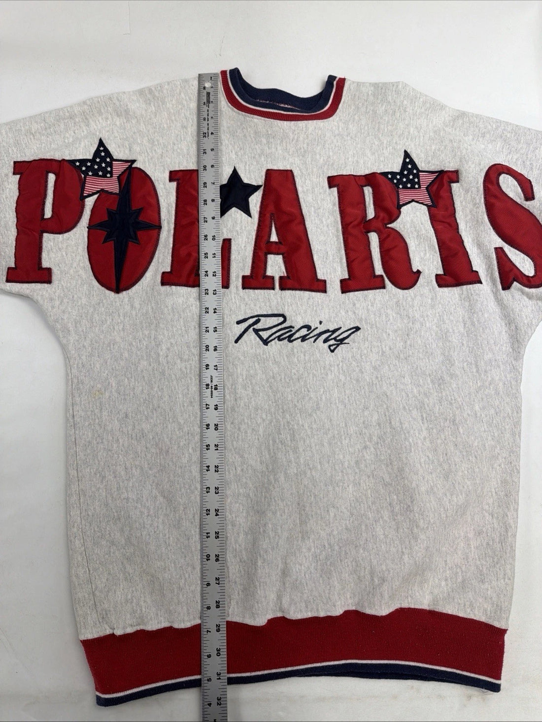 Vintage Polaris Racing Spell Out Crewneck Sweatshirt Size XL 90s