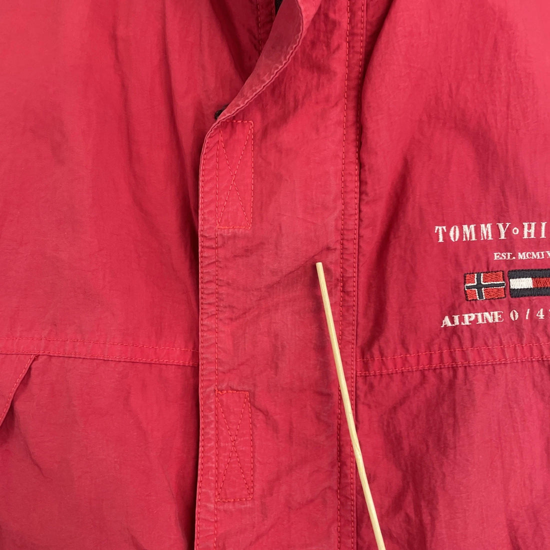Vintage Tommy Hilfiger Alpine Vest Jacket Size XL Red