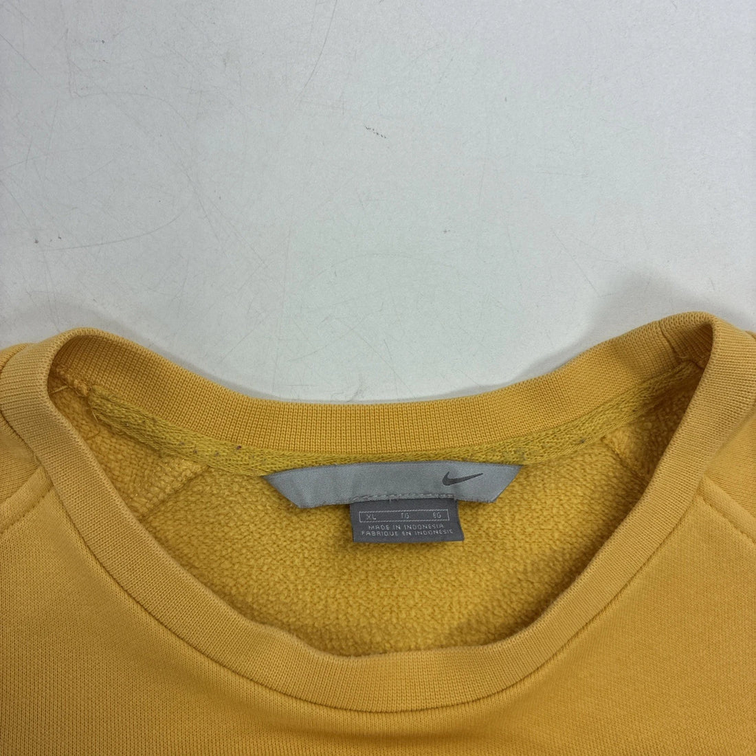 Vintage Nike Crewneck Sweatshirt Size XL Yellow Embroidered Swoosh