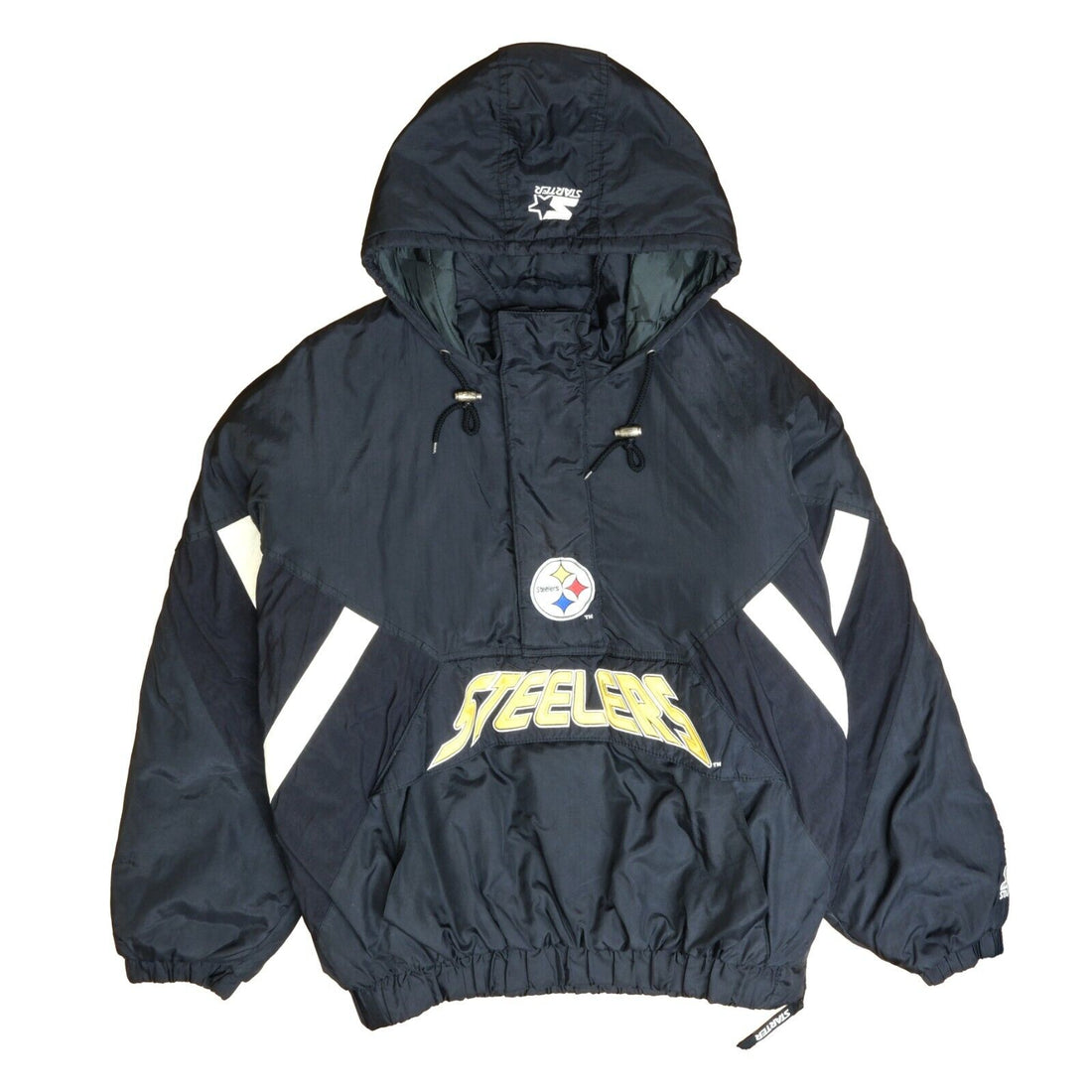 Vintage Pittsburgh Steelers Starter Puffer Jacket Size XL Insulated NF – Throwback  Vault