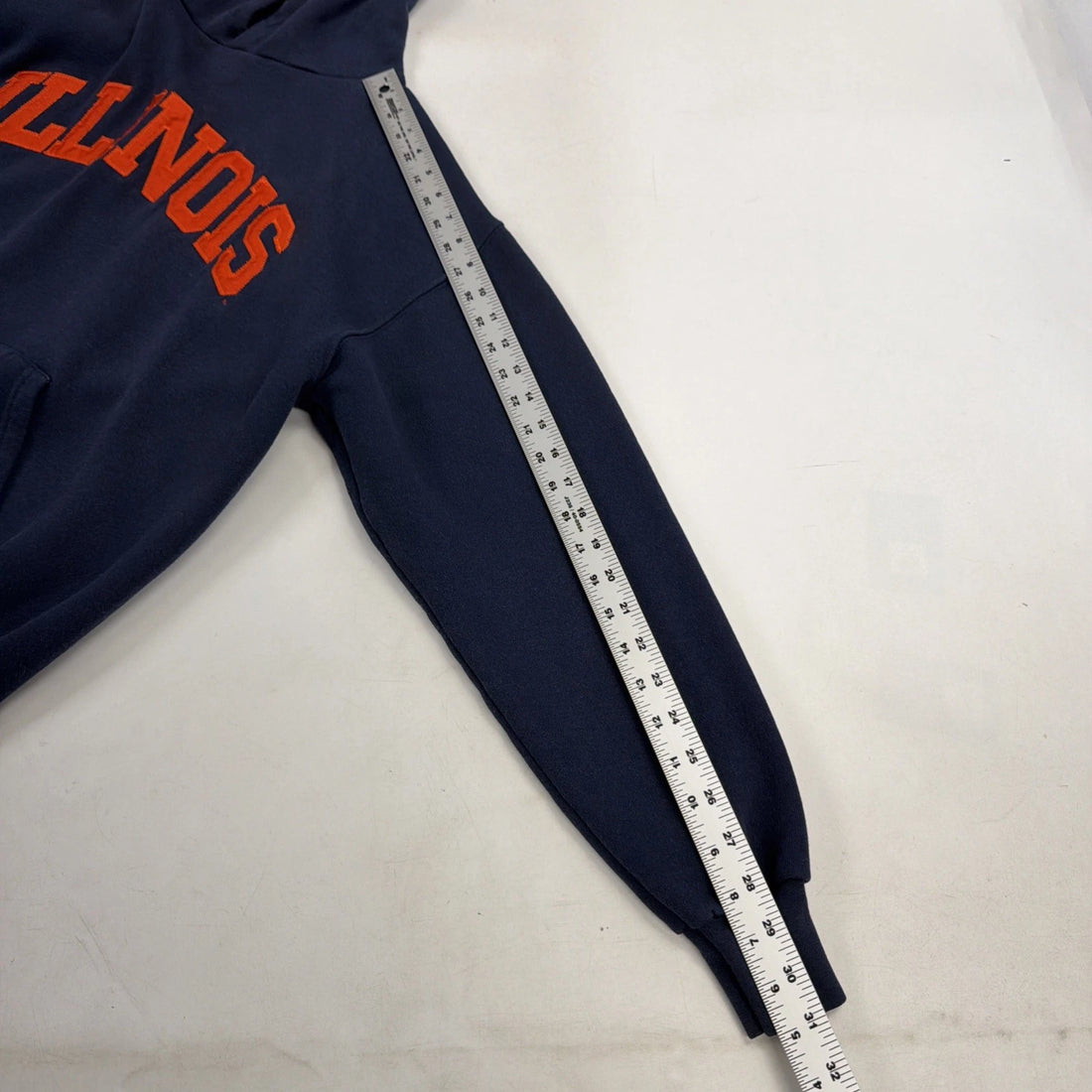 Vintage Illinois Fighting Illini Sweatshirt Hoodie Size Medium NCAA