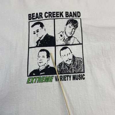 Vintage Bear Creek Band Extreme Variety Music T-Shirt Size 2XL