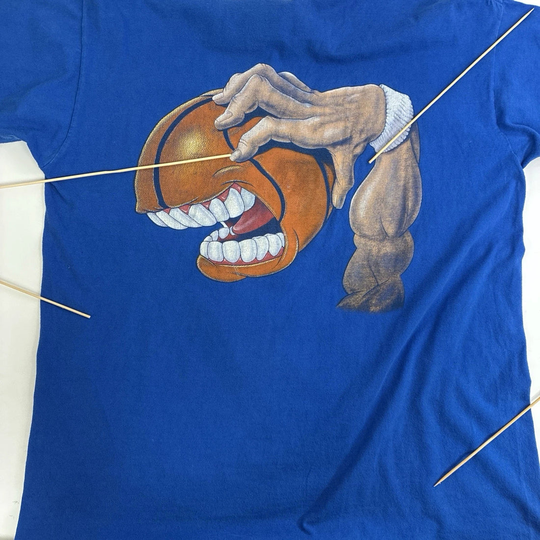 New York Knicks Backboard T-Shirt Size XL NBA 90s