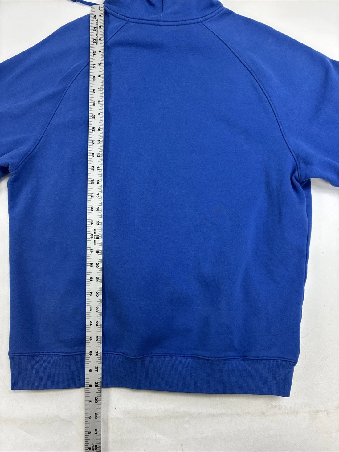 Nike Sweatshirt Hoodie Size Large Blue Embroidered Swoosh
