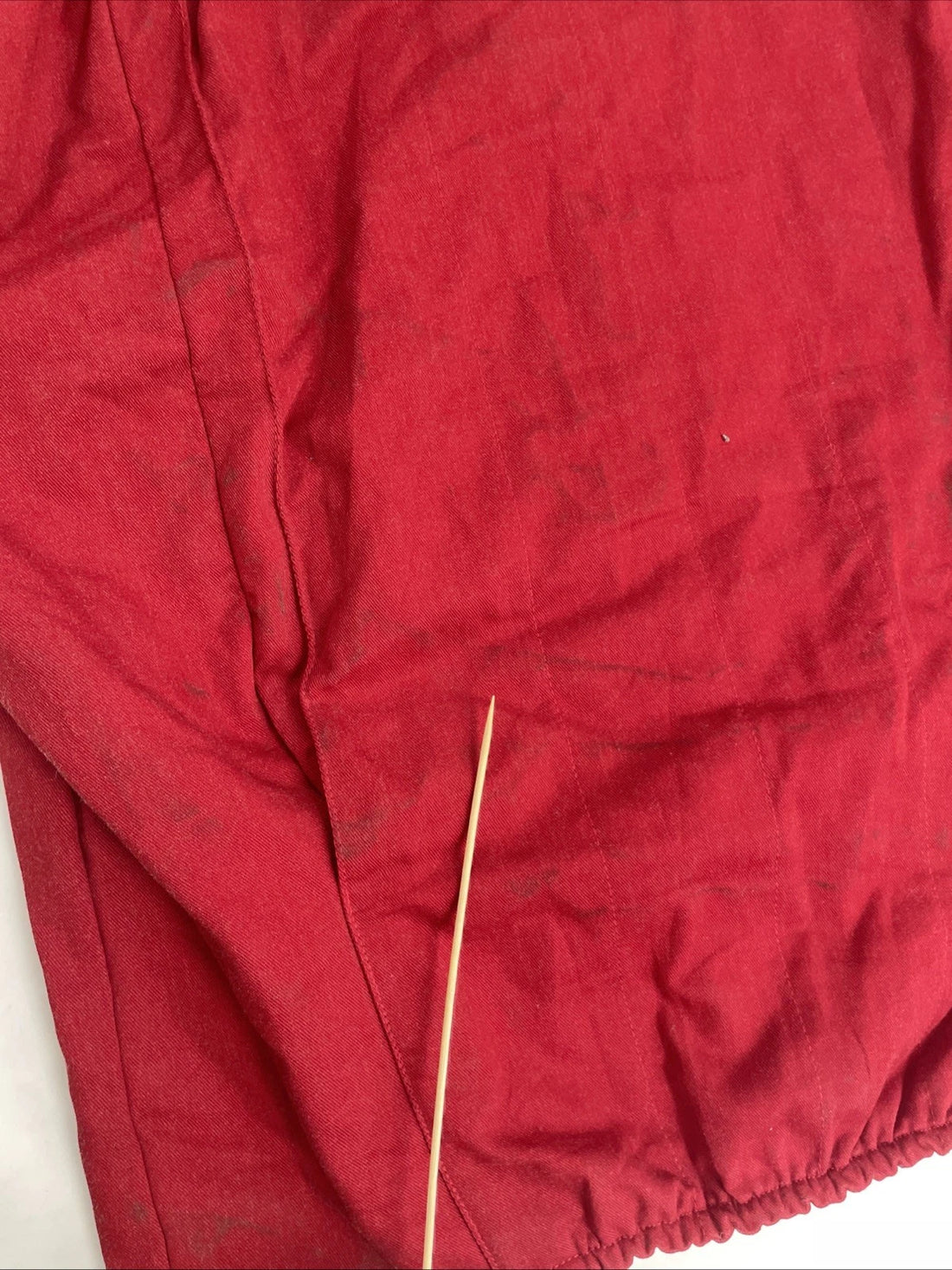 Vintage RJS Racing Equipment Jacket Size Large Red