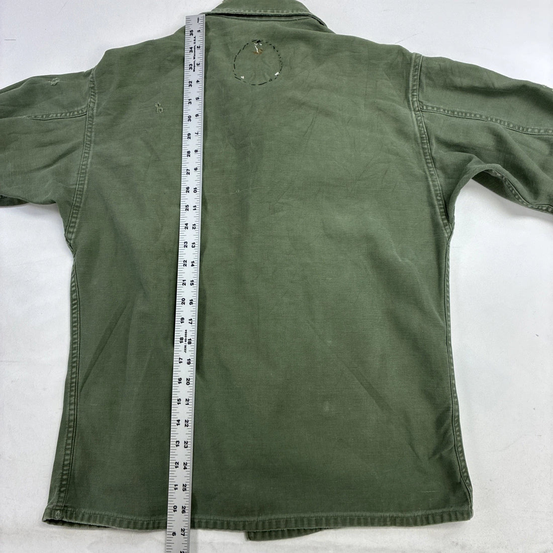 Vintage Army Field Button Up Shirt Size Medium