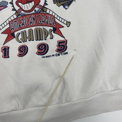 Vintage Cleveland Indians AL Champs Crewneck Sweatshirt Size XL 90s MLB