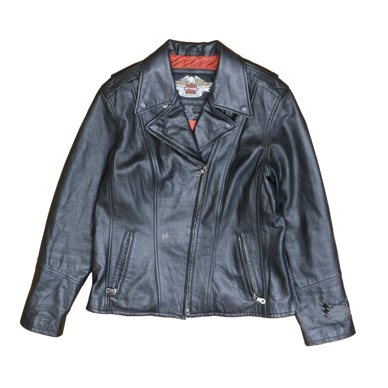 Harley davidson classic leather on sale jacket