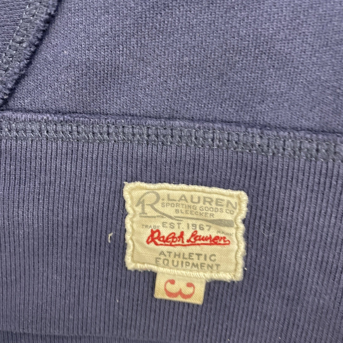 Vintage Polo Ralph Lauren Sweatshirt Hoodie Large Blue