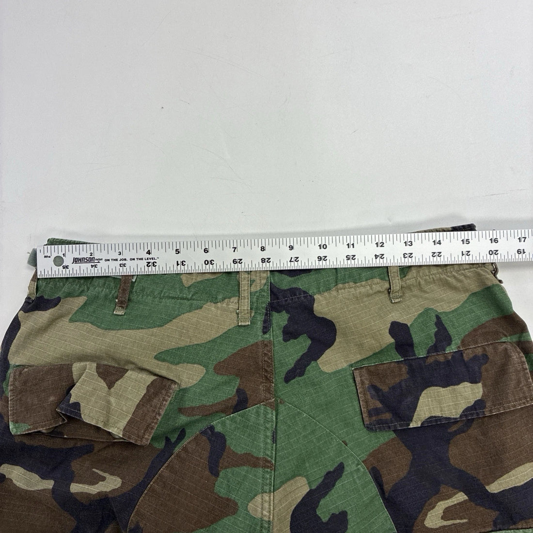 Hot Weather Combat Woodland Camo Cargo Utility Trousers Pants Size Medium