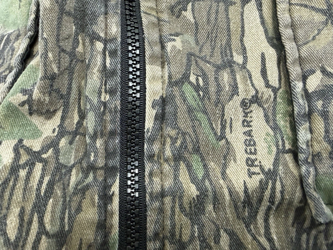 Vintage Winchester Trebark Camo Vest Jacket Size XL Reversible