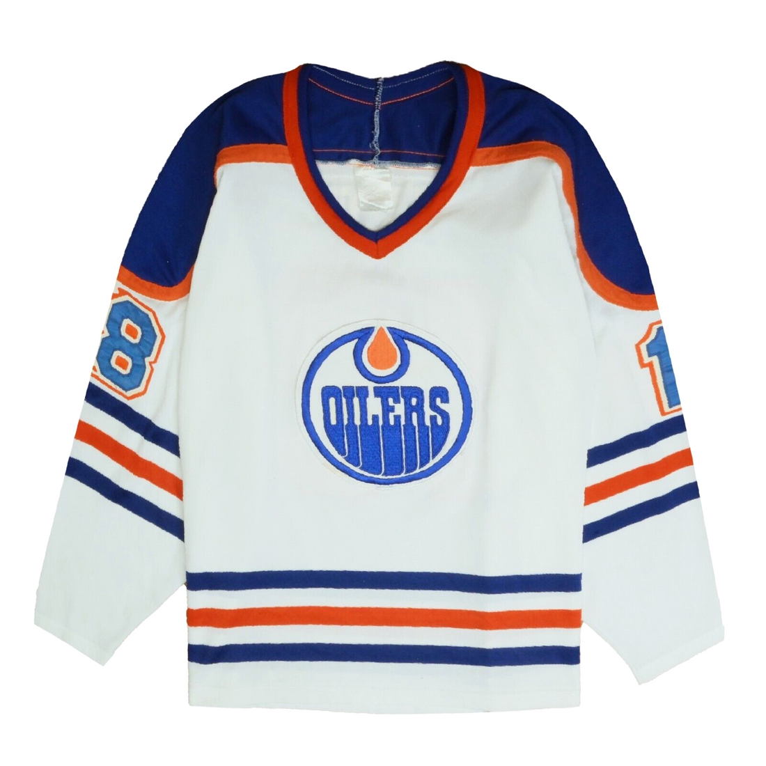 Edmonton Oilers Vintage Hockey Jersey Mens Sz S CCM NHL