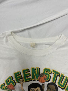 80s Boston Celtics Green Stuff Caricatures NBA t-shirt Small - The Captains  Vintage
