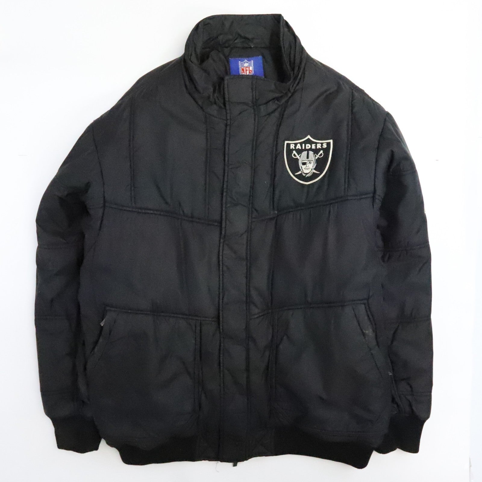 Reebok RAIDERS フード付きジャケット XL中綿厚手 Reebok RAIDERS フード付きジャケット XL中綿厚手