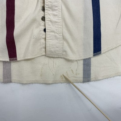 Vintage Wrangler Western Button Up Shirt Size 17 1/2-35 Striped