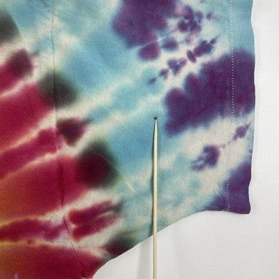 Vintage Kiss Destroyer Tie Dye T-Shirt Size XL Band Tee 1997 90s