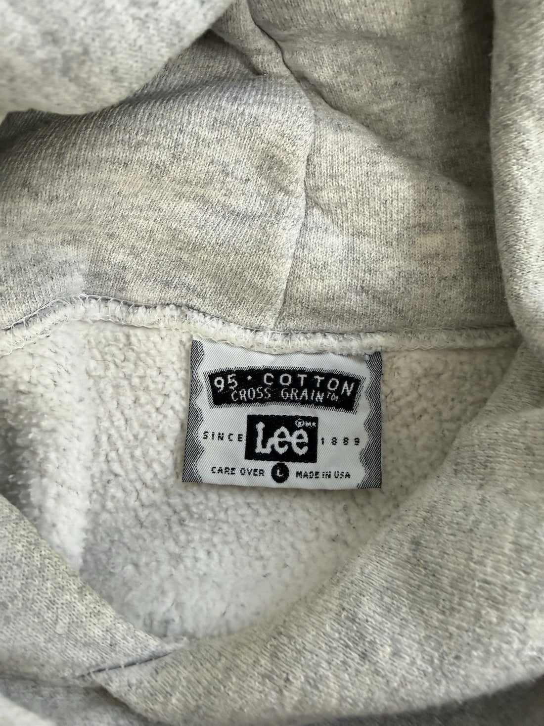 Vintage White Plains Fire Department Sweatshirt Hoodie Size Large Gray WPFD
