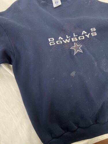 New With Tags Vintage 90s Logo 7 Dallas Cowboys NFL Crewneck Sweatshirt