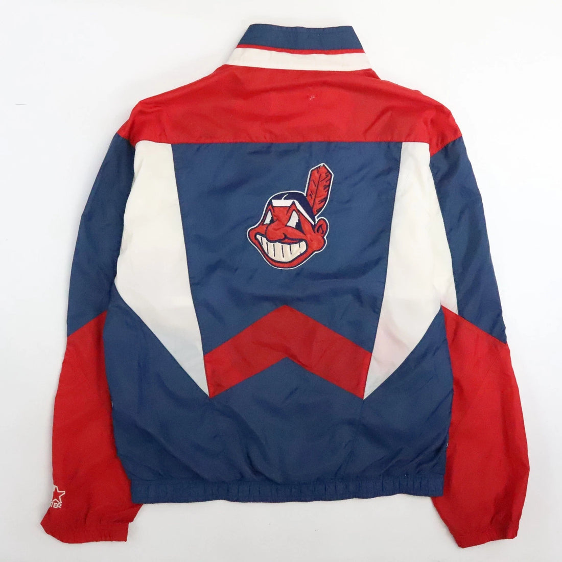 Vintage Cleveland Indians Starter Windbreaker Light Jacket Size XL