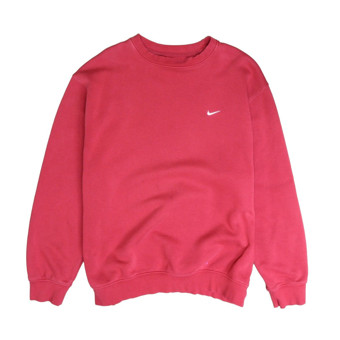Vintage Nike Sweatshirt Crewneck Size Large Red Embroidered Swoosh