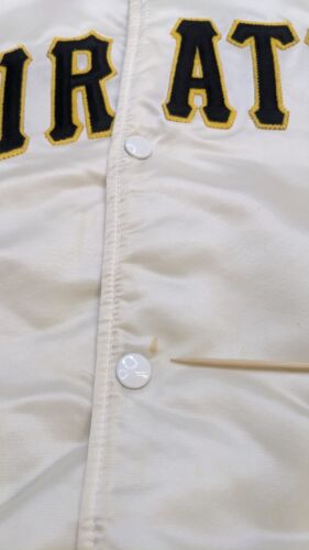 Vintage Pittsburgh Pirates Starter Satin Bomber Jacket XL Diamond Collection MLB