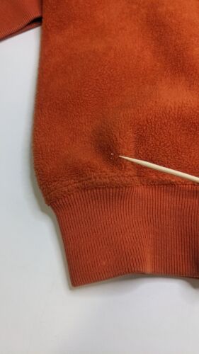 Gap Fleece Sweatshirt Hoodie Medium Orange