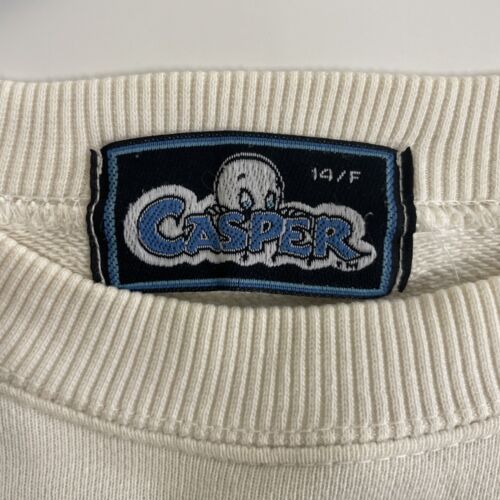 Vintage Casper Crewneck Sweatshirt Size Small Movie Promo 90s