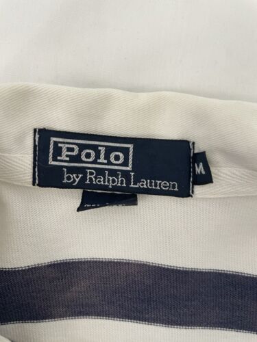 Vintage Polo Ralph Lauren Rugby Shirt Size Medium Long Sleeve