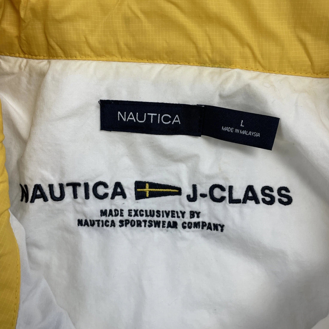 Nautica J-Class Sailing Bomber Light Jacket Size Large