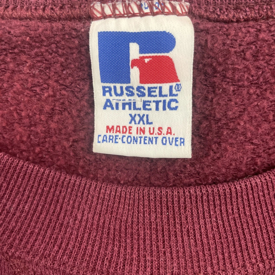 Vintage Wabasso Rabbits Football Russell Athletic Crewneck Sweatshirt 2XL 90s