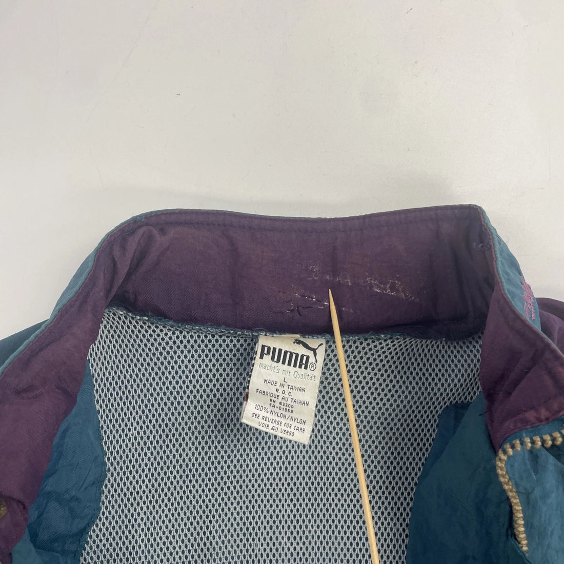 Vintage Eastern Ontario Puma Windbreaker Light Jacket Size Large