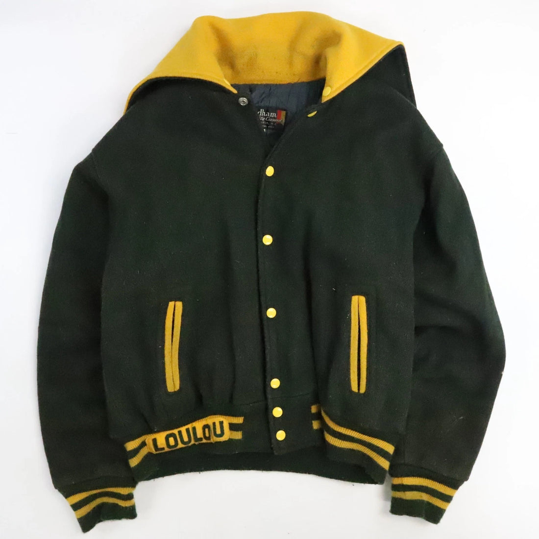 Vintage St. Edward Eagles Football Wool Varsity Jacket Size 46 90s