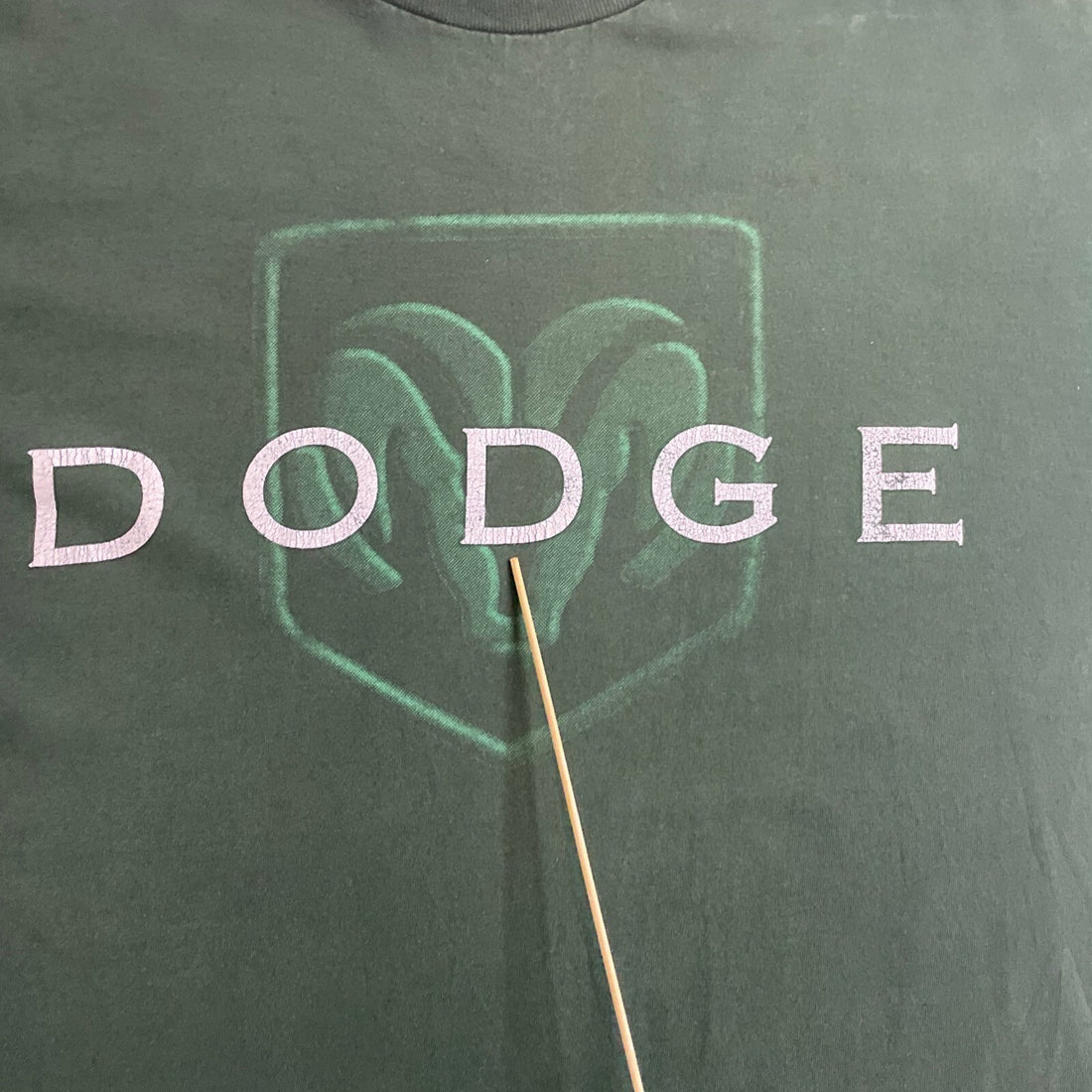 Vintage Dodge Ram T-Shirt Size XL Green 90s