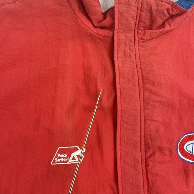 Vintage Montreal Canadiens Windbreaker Light Jacket Size 2XL NHL
